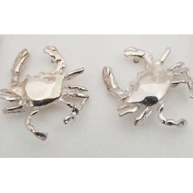 RA1288PERS Sterling Silver Crab Earrings